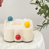 Maxbell Tissue Box Cover Paper Towel Storage Tissue Holder for Toilet Bedroom Office Black Bottom