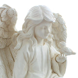 Maxbell Angel Statue Adorable Centerpiece Resin Angel Figurine for Yard Lawn Bedroom