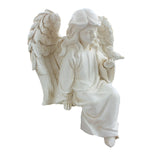 Maxbell Angel Statue Adorable Centerpiece Resin Angel Figurine for Yard Lawn Bedroom