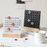 Maxbell Perpetual Calendar Reusable Mini Desk Calendar for Home Accessories Office