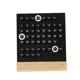 Maxbell Perpetual Calendar Reusable Mini Desk Calendar for Home Accessories Office