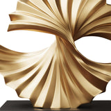 Maxbell Wave Modern Shelf Decor Collection Wave Resin Statue for Home Entrance Decor Style A