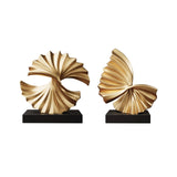 Maxbell Wave Modern Shelf Decor Collection Wave Resin Statue for Home Entrance Decor Style A