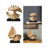 Maxbell Wave Modern Shelf Decor Collection Wave Resin Statue for Home Entrance Decor Style A