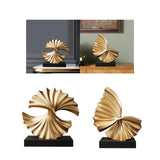 Maxbell Wave Modern Shelf Decor Collection Wave Resin Statue for Home Entrance Decor Style A