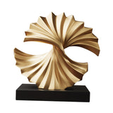 Maxbell Wave Modern Shelf Decor Collection Wave Resin Statue for Home Entrance Decor Style A