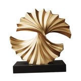 Maxbell Wave Modern Shelf Decor Collection Wave Resin Statue for Home Entrance Decor Style A