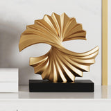 Maxbell Wave Modern Shelf Decor Collection Wave Resin Statue for Home Entrance Decor Style A