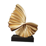 Maxbell Wave Modern Shelf Decor Collection Wave Resin Statue for Home Entrance Decor Style B