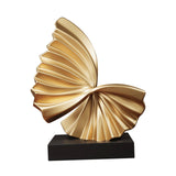 Maxbell Wave Modern Shelf Decor Collection Wave Resin Statue for Home Entrance Decor Style B