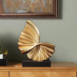 Maxbell Wave Modern Shelf Decor Collection Wave Resin Statue for Home Entrance Decor Style B