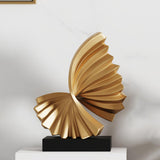 Maxbell Wave Modern Shelf Decor Collection Wave Resin Statue for Home Entrance Decor Style B