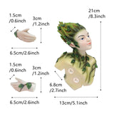 Maxbell Fairy Tree Hugger Sculpture Resin Figurine Halloween Garden Christmas Statue