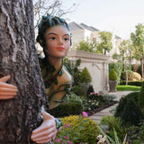 Maxbell Fairy Tree Hugger Sculpture Resin Figurine Halloween Garden Christmas Statue