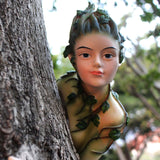 Maxbell Fairy Tree Hugger Sculpture Resin Figurine Halloween Garden Christmas Statue