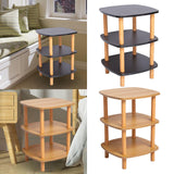 Maxbell End Table 3 Tier Storage Small Side Table for Living Room Sofa Small Spaces