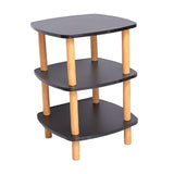 Maxbell End Table 3 Tier Storage Small Side Table for Living Room Sofa Small Spaces