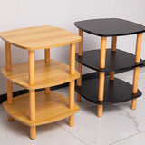 Maxbell End Table 3 Tier Storage Small Side Table for Living Room Sofa Small Spaces