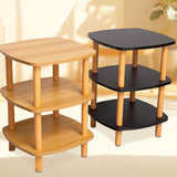 Maxbell End Table 3 Tier Storage Small Side Table for Living Room Sofa Small Spaces