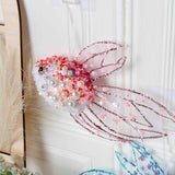 Maxbell 3Pcs Hanging Fish Ornaments Art Spring Fish Decorations for Door Office Wall
