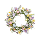 Maxbell Easter Egg Wreath Easter Decor 45cm Artificial Garland for Home Office Party