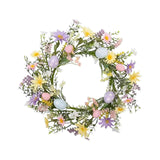Maxbell Easter Egg Wreath Easter Decor 45cm Artificial Garland for Home Office Party