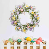 Maxbell Easter Egg Wreath Easter Decor 45cm Artificial Garland for Home Office Party