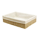 Maxbell Woven Basket Display Rectangular Organizer Bin for Appetizer Pastries Coffee Large