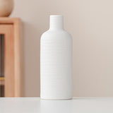 Maxbell 4x European Style Vases White Minimalist Flower Vases for Table Desktop Desk