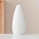 Maxbell 4x European Style Vases White Minimalist Flower Vases for Table Desktop Desk