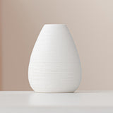 Maxbell 4x European Style Vases White Minimalist Flower Vases for Table Desktop Desk