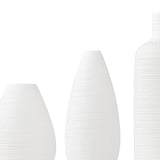 Maxbell 4x European Style Vases White Minimalist Flower Vases for Table Desktop Desk