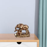 Maxbell Elephant Statue Art Craft Shelf Decoration Ornament for Shelves NightStand