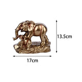 Maxbell Elephant Statue Art Craft Shelf Decoration Ornament for Shelves NightStand