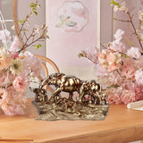 Maxbell Elephant Statue Art Craft Shelf Decoration Ornament for Shelves NightStand
