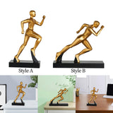 Maxbell Runner Statue Crafts Abstract Art Sculpture for Living Room Office Bookshelf Style A