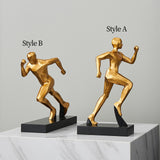 Maxbell Runner Statue Crafts Abstract Art Sculpture for Living Room Office Bookshelf Style A