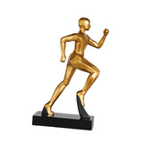 Maxbell Runner Statue Crafts Abstract Art Sculpture for Living Room Office Bookshelf Style A