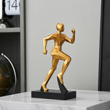 Maxbell Runner Statue Crafts Abstract Art Sculpture for Living Room Office Bookshelf Style A