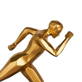 Maxbell Runner Statue Crafts Abstract Art Sculpture for Living Room Office Bookshelf Style B