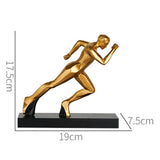Maxbell Runner Statue Crafts Abstract Art Sculpture for Living Room Office Bookshelf Style B