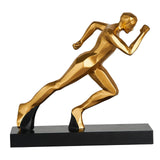 Maxbell Runner Statue Crafts Abstract Art Sculpture for Living Room Office Bookshelf Style B