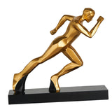 Maxbell Runner Statue Crafts Abstract Art Sculpture for Living Room Office Bookshelf Style B