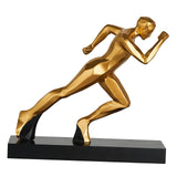Maxbell Runner Statue Crafts Abstract Art Sculpture for Living Room Office Bookshelf Style B