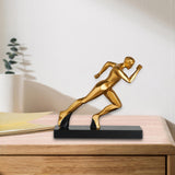 Maxbell Runner Statue Crafts Abstract Art Sculpture for Living Room Office Bookshelf Style B