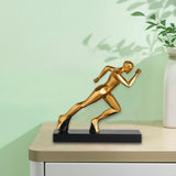 Maxbell Runner Statue Crafts Abstract Art Sculpture for Living Room Office Bookshelf Style B