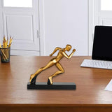 Maxbell Runner Statue Crafts Abstract Art Sculpture for Living Room Office Bookshelf Style B