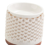 Maxbell Aroma Burner Stylish Ceramic Essential Oil Burner for Balcony Kitchen Garden