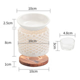 Maxbell Aroma Burner Stylish Ceramic Essential Oil Burner for Balcony Kitchen Garden