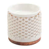 Maxbell Aroma Burner Stylish Ceramic Essential Oil Burner for Balcony Kitchen Garden